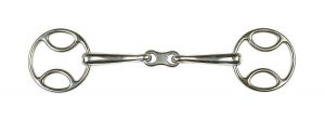 Lorina Bevel/Loop Ring French Link Snaffle Bit