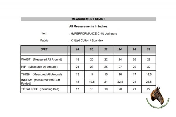 HyPerformance Milligan Childrens Jodhpurs - Image 2