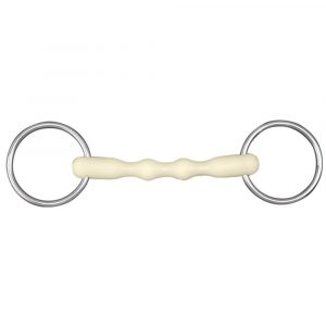 Happy Mouth Loose Ring Rippled Bar Bit