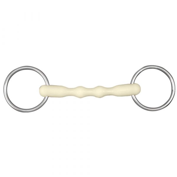 Happy Mouth Loose Ring Rippled Bar Bit