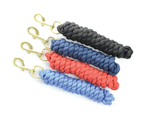 Hy Cotton Lead Rope with Brass Trigger Hook 1.7m