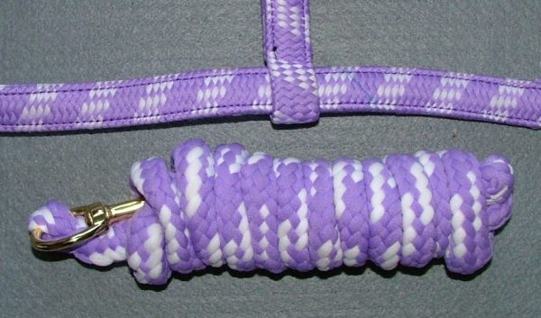IV Horse Crossweave Headcollar & Lead Rope - Image 2