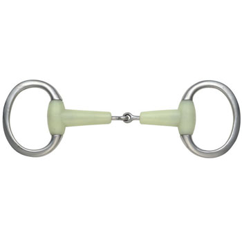 Eggbut Flat Ring EquiKind Nylon Snaffle Bit (Shires)