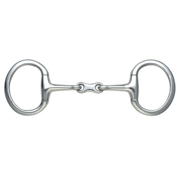 Lorina Eggbutt French Link Flat Ring Snaffle Bit