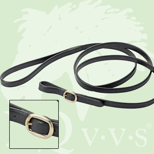 EQvvs Leather Lead Rein - BLACK