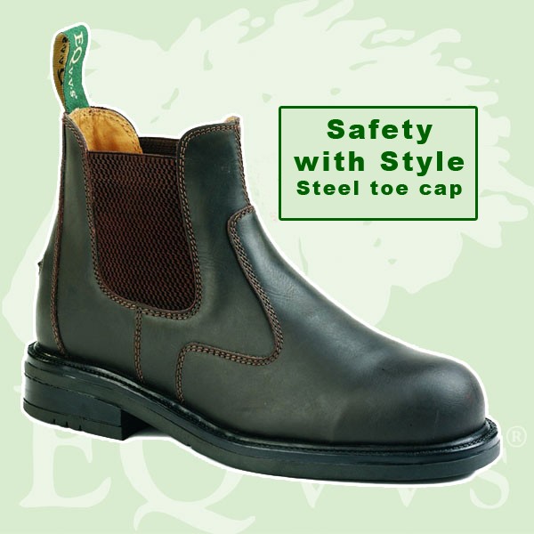 Eqvvs Protective Toe Shield Jodhpur Boot Style 9831 Black ONLY