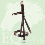 EQvvs Stowe Plain Cavesson Bridle - BLACK EXTRA FULL (7662)