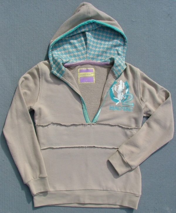 Hac-Tac Ladies Hooded Sweat Top