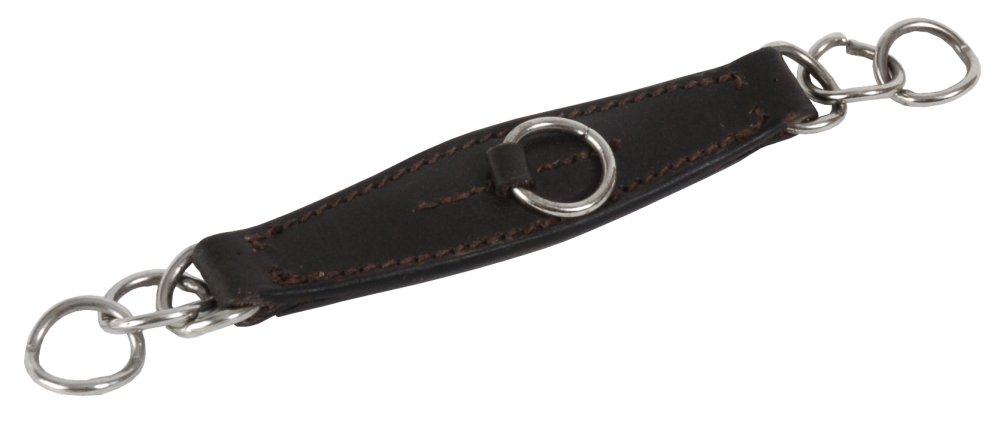 Leather Curb Chain