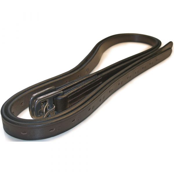 JHL Pro Stirrup Leathers 3/4" x 48" Havana