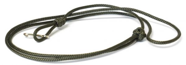 KJK Whistle Lanyard Olive Green 3mm