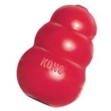 The Kong Classic X-Small is a super-bouncy, red natural rubber compound which is perfect for dogs that like to chew. Perfect for stuffing with treats. Unpredictable bounce for games of fetch. Recommended worldwide by Veterinarians, Trainers and dog enthusiasts. Your dog will love you for it! Made in USA.