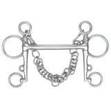 Pelham Stainless Steel Mullen Mouth Pelham 4.5" ONLY (Brockton)