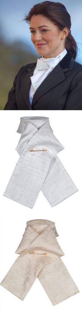 Shires Brocade Riding Stock (Ready Tied)