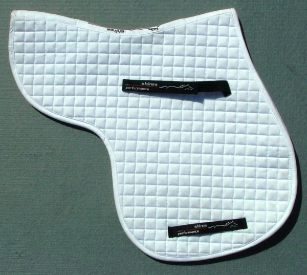 Shires Performance GP Numnah (4377) Full White ONLY