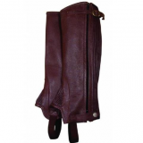 Toggi Wisconsin Leather Half Chaps - Large Brown ONLY